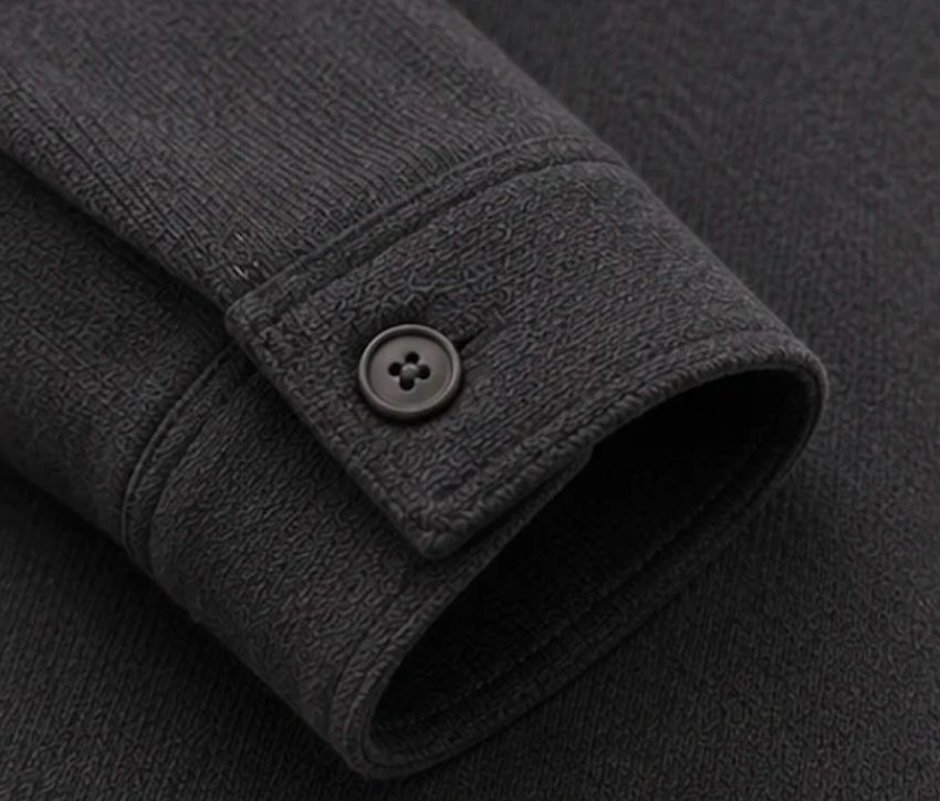 Sobrecamisa Negro 100% Algodón Pima