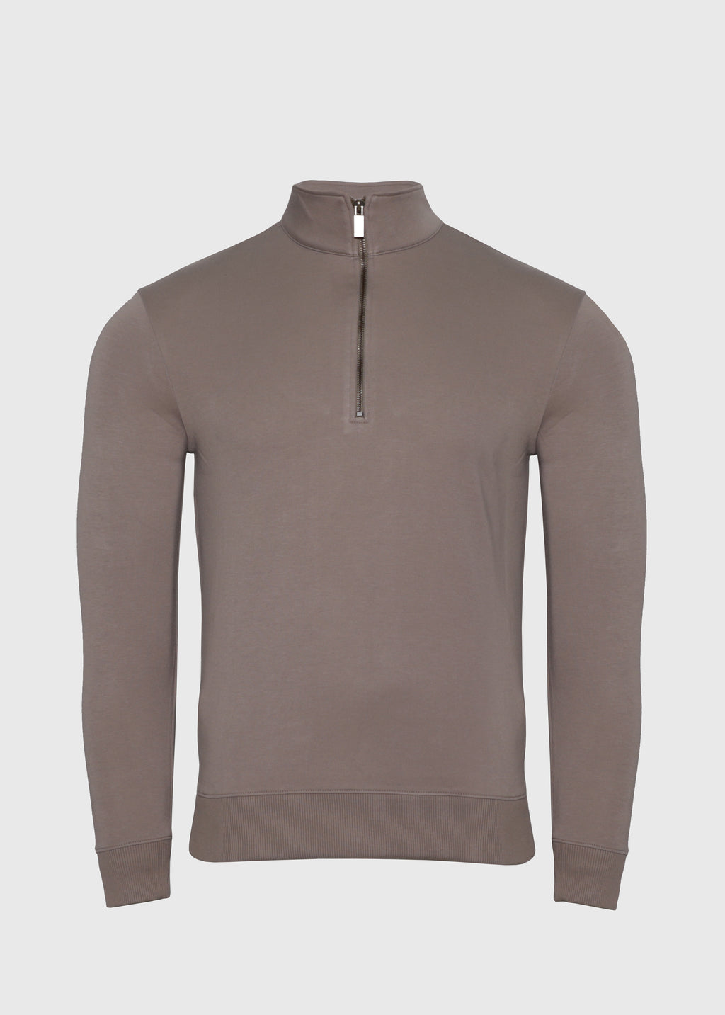 Quarter Zip Pima Fungi Rosso Manzano