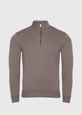 Quarter Zip Pima Fungi Rosso Manzano