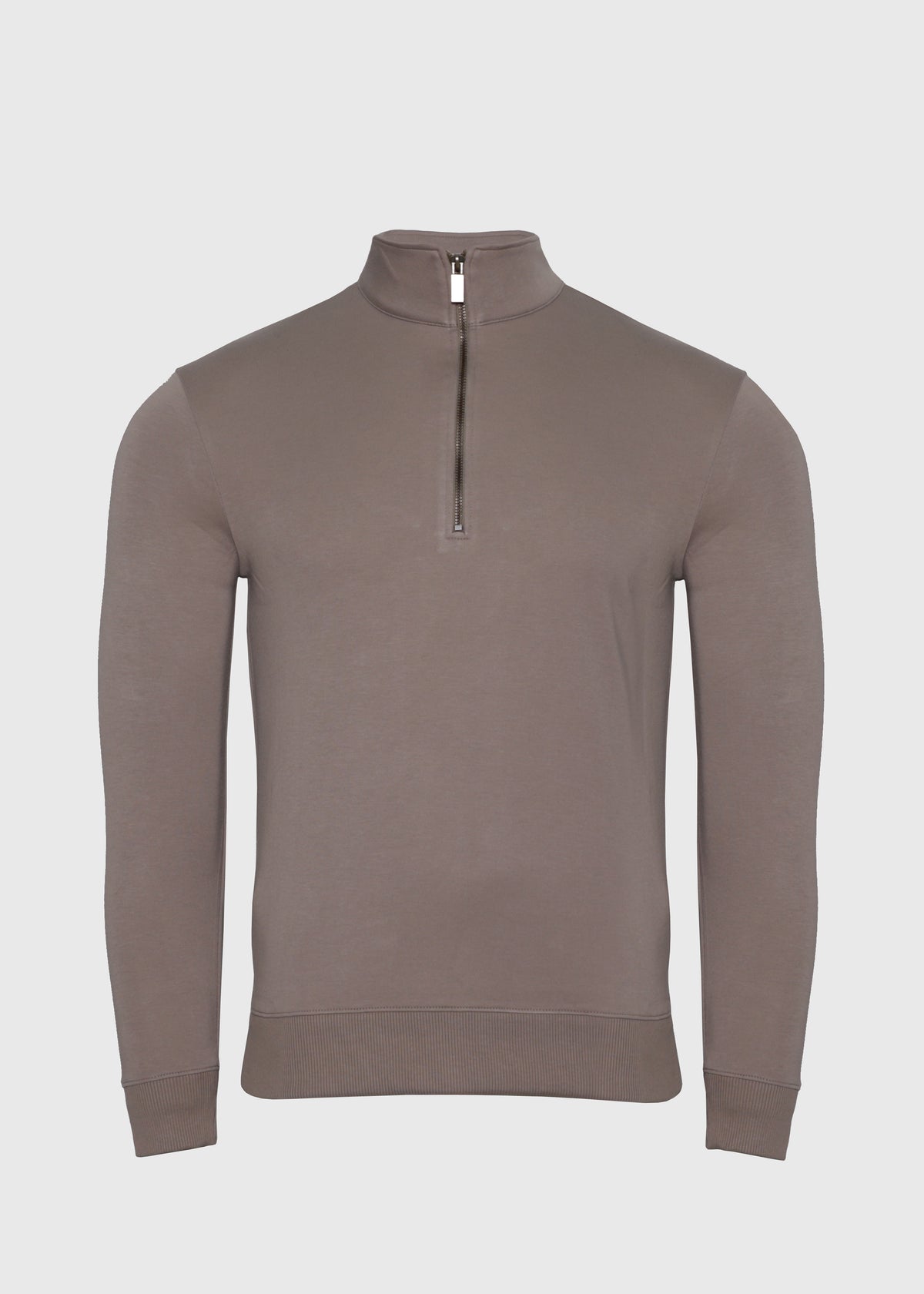 Quarter Zip Pima Fungi Rosso Manzano